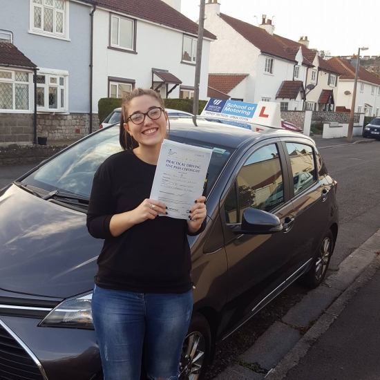 Nov 2016A massive congratulations Amy on your 1st time pass with just 4 minors So proud of you