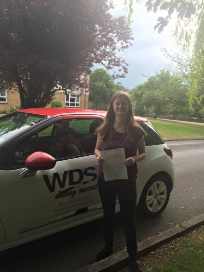 A massive congratulations Emma I well deserved 1st time pass and best of all 0 Minors I told you you were good See you on the road in Yellow Its been a pleasure and iacute;m going to miss our lessons Take care of yourself