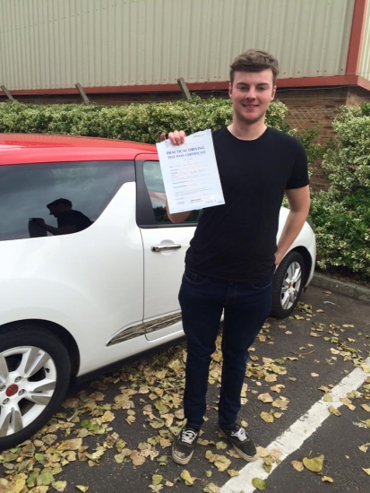 A massive congratulations to Josh for passing first time with just 5 Minors Its been a pleasure teaching you See you on the roads stay safe