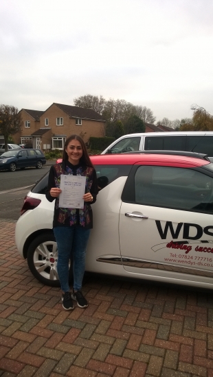 A big congratulations to Lily for passing your test with 1 minor Your hard work paid off well done Cant wait to see you driving round in your 500 Going to miss you Drive safely hope to see you soon 