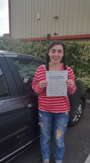 A massive congratulations to Lily Spurling on passing your test 1st time with just 3 minors so proud of you