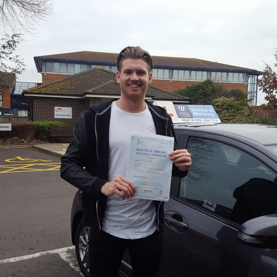 Feb 2017<br />
<br />
Phil Parker Passed 1st time with WDS with just 4 driver fauts stay safe