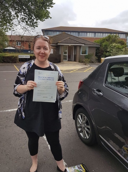 July 2017<br />
<br />
Sarah Parnell Wow a pass with a clean sheet no driver faults what an achievement Stay safe and stay in touch