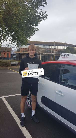 A massive congratulations to Vinnie, passed his test today, just 1 driver fault and the examiner said what a nice drive it was. Stay safe, and I look forward to seeing you on the road. Best wishes Wendy.